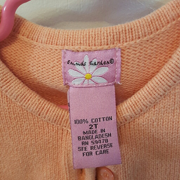 Emma's garden toddler sweater - Picture 2 of 2